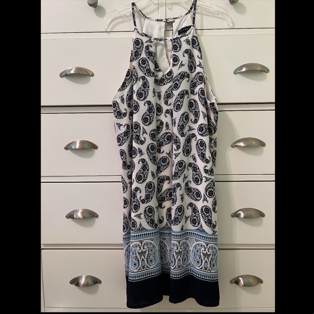B. Darlin Blue Paisley Dress